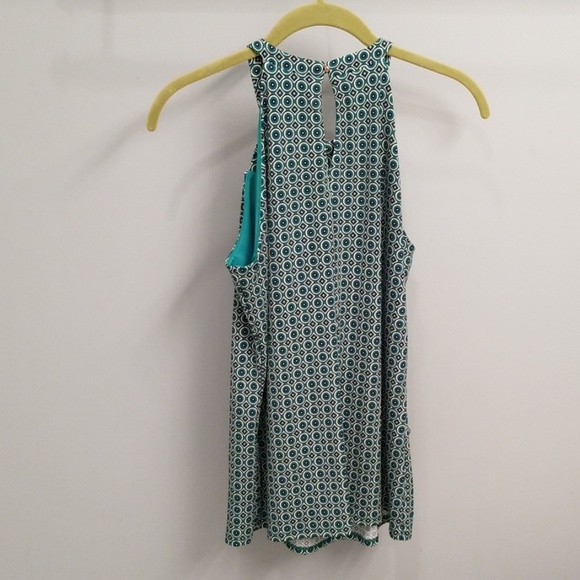 White House Black Market Print Sleeveless Top in S - Picture 8 of 8